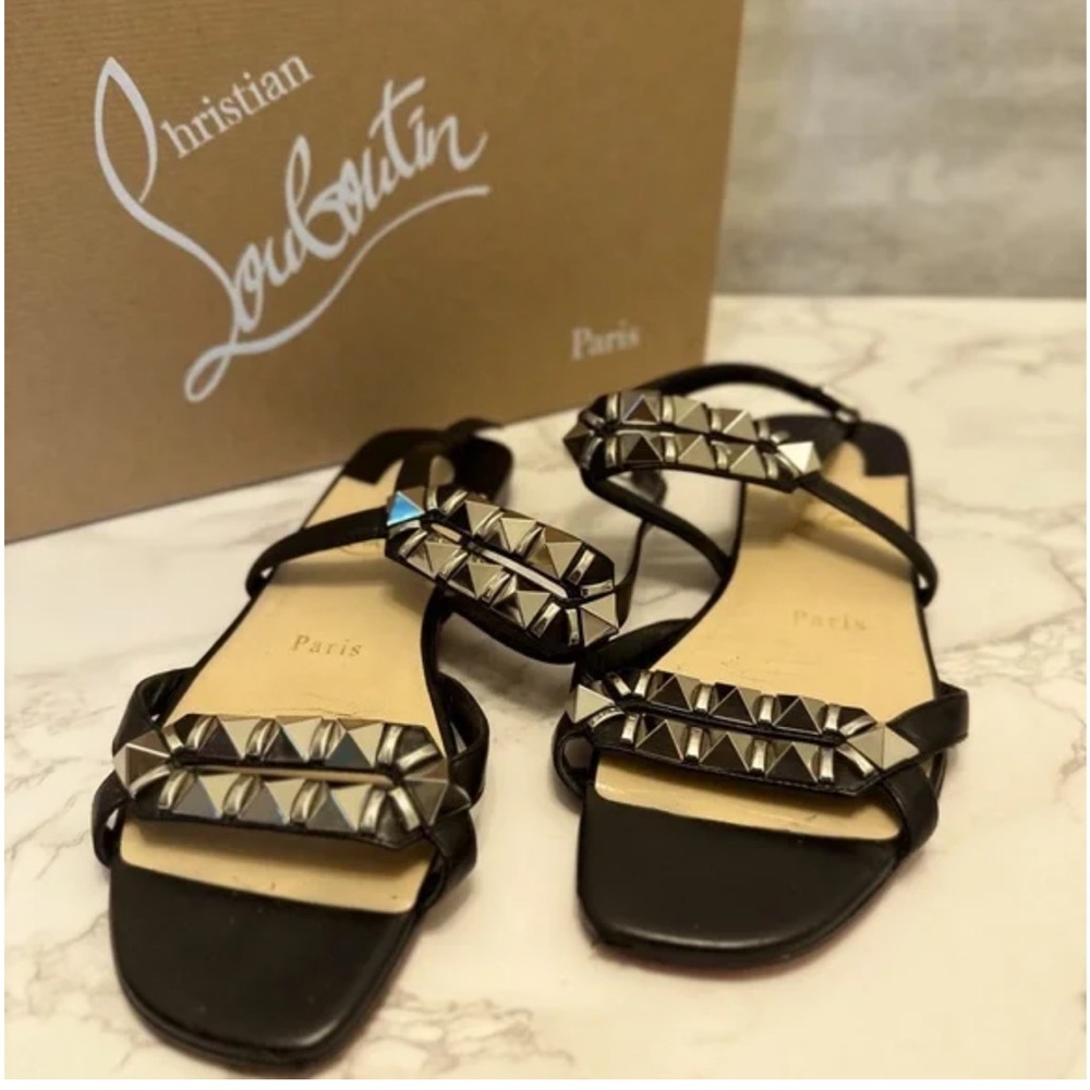 Gallerietta flat leather sandal - Picture 4 of 4